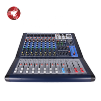 Console de mixage audio 8 canaux avec 99 effets DSP, amplificateur de puissance 350W