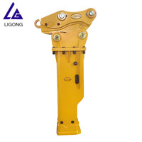 Martillo Hidráulico LG75 de Trabajo Ligero para Renovación de Viviendas y Reparación de Carreteras, Funcionamiento Estable, Baja Tasa de Fallos, Cincel de Reemplazo Rápido, OEM ODM
