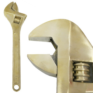 Adjustable Wrench Brass Aluminum Bronze Industrial Grade Smooth Jaw Single End 323 China Origin - Product Image 1