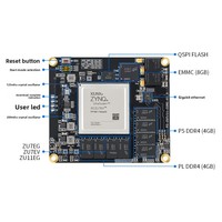 Placa Base FPGA Merrillchip Xilinx Zynq UltraScale+ MPSOC ZU7EV PCIe ZCU106 con Sistema Operativo Linux, DDR4 de Doble Canal, hasta 230 E/S
