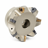 Fraise à face indexable 90 degrés avec corps en acier à ressort et conception anti-tiraillement pour plaquettes WNMU080608 – Outil de fraisage CNC