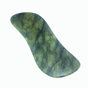 Xiuyan Jade Gua Sha Board for Body Lymphatic Drainage & Muscle Tension Relief - Product Image 1