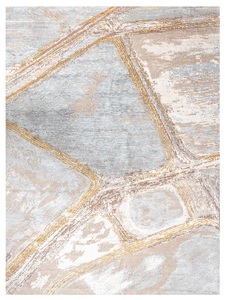 Hand Knotted Tibetan Wool and Silk Carpet Luxury Handmade Area Rug Custom Size Floor Covering for Hotel Villa Living Room Home - Product Image 1