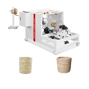 Mesin pembuat pegangan tali kertas memutar dengan fungsi Rewinder pembuat tali untuk mesin pembuat pegangan tas kertas Putar
