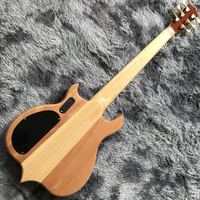 Guitare basse à 6 cordes en érable Burst avec manche traversant le corps, touche en ébène, micros actifs, acceptant les projets de guitare basse personnalisés