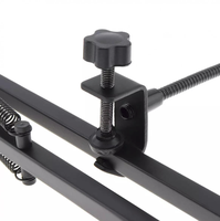 Accessoires pour pied de microphone avec bras à ressort métallique, amortisseur et cache anti-vent
