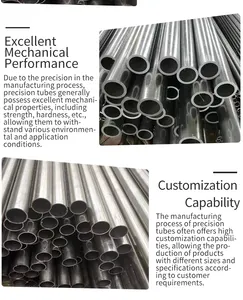 High Quality A106b Precision Carbon Steel Pipe Seamless Precision Tube