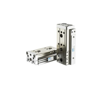 Cilindro Neumático Deslizante Tipo SMC MXQ8-10-20-30-40-50-AST-FRP Conexión Roscada Nuevo 8mm Ajuste de Amortiguación Delantero y Trasero - Product Image 2