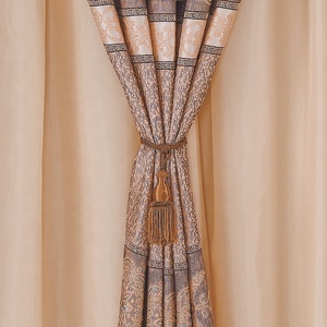 Cortina de <span class=keywords><strong>tela</strong></span> Jacquard opaca <span class=keywords><strong>para</strong></span> sala de estar, ventana plana, <span class=keywords><strong>tela</strong></span> europea de <span class=keywords><strong>Amazon</strong></span>, a la venta, 2021 - Product Image 4