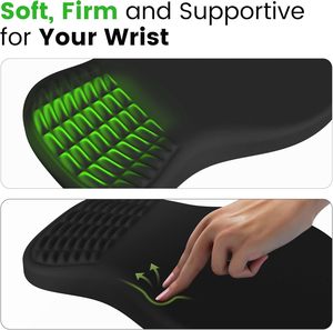 Repose-poignet <span class=keywords><strong>ergonomique</strong></span> en silicone antidérapant motif dessin animé pour <span class=keywords><strong>souris</strong></span>, soulagement <span class=keywords><strong>de</strong></span> la douleur du <span class=keywords><strong>canal</strong></span> <span class=keywords><strong>carpien</strong></span>, utilisation sur ordinateur <span class=keywords><strong>de</strong></span> bureau - Product Image 3