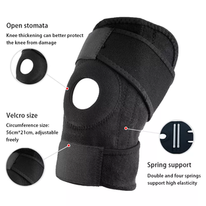 Rodillera <span class=keywords><strong>de</strong></span> Soporte Ajustable con Rótula Abierta, Estabilizador Protector <span class=keywords><strong>de</strong></span> Nylon para Rotura <span class=keywords><strong>de</strong></span> <span class=keywords><strong>Menisco</strong></span>, Deportes y Correr - Product Image 4