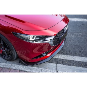 Car Front Bumper <b>Lip</b> Diffuser Spoiler Glossy Black Modification Part for Mazda 3 Axela 2020 Bumper Protector Car Accessories - Product Image 5
