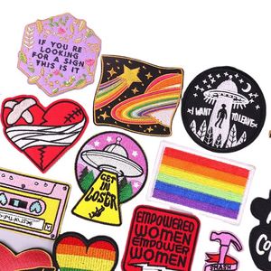 Patchs thermocollants DIY pour broderie, autocollants et badges personnalisés pour vêtements – Prix direct usine - Product Image 1