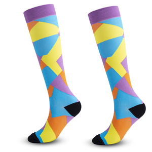 Bas <span class=keywords><strong>de</strong></span> Compression pour sport, accessoire <span class=keywords><strong>de</strong></span> course à pied, Football, couleur, serré aux genoux, nouveau modèle, - Product Image 6