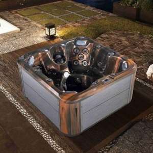 <span class=keywords><strong>Jacuzzi</strong></span> de <span class=keywords><strong>Exterior</strong></span> Acrílico para 4 Personas con Burbujas y Masaje, Sistema Balboa, Calefacción y Ozono - Product Image 2