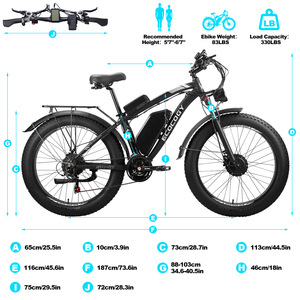 European Warehouse Low Price Factory Direct Sales Ebycco Fat Tire Moped - Product Image 4
