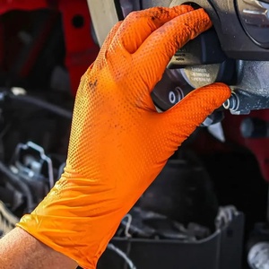 Heavy Duty Nitrile <strong>Gloves</strong> 8Mil Extra Thick Mechanic Home Garden Disposable <strong>Glove</strong> with Textured <strong>Grip</strong> Antislip Safety Work <strong>Gloves</strong> - Product Image 6