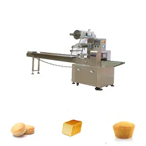 Tefude Three Servo Pillow Type Candy Wrapping Machine Cake Packing Machine Automatic Packaging Packing Machine For Mask