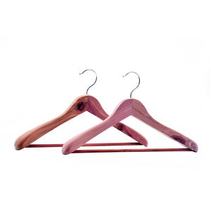 Appendiabiti in Legno di Cedro Rosso Americano Personalizzabili con Logo, a Livello Singolo, Repellenti per Tarme, per Armadi e Guardaroba - Product Image 4