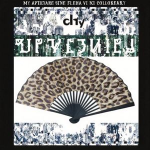 Customized Logo Bamboo Folding Hand Fan Traditional Leopard Print Pattern Painted Using Sublimation for Wedding Dancing - Product Image 3