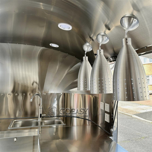 Paslanmaz çelik kamp gıda römork dondurma için tam donanımlı mobil mutfak ile çevre dostu ve pas dayanıklı - Product Image 6