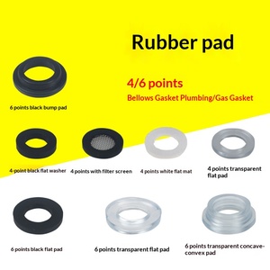 Cincin Penyegel Karet Putih/Hitam 1/2 3/4 1/4 Inci untuk Pipa Bergelombang Selang Saluran Masuk Air Pipa Gas Silikon Tahan Air - Product Image 2