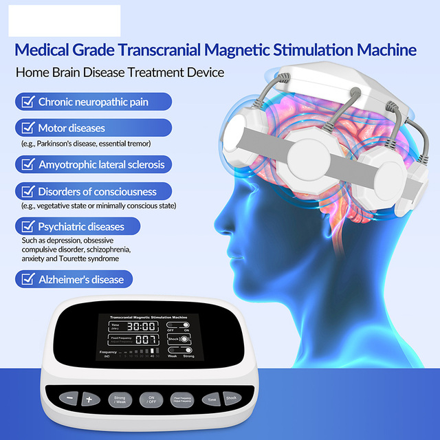 Magnetic Therapy Brain Repetitive Transcranial Magnetic Stimulation High Intensity RTMS Machine for Treatment for Stroke