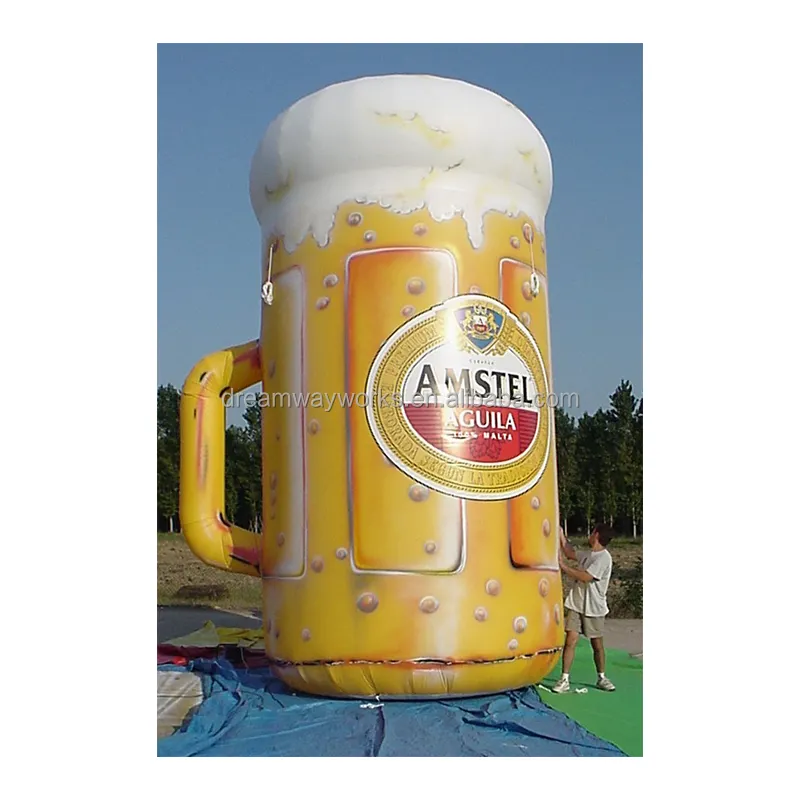 2022 Hot sale inflatable wine glass, giant inflatable beer mug for advertising