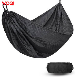 WOQI बड़ा डबल उच्च गुणवत्ता वाला सरल और सुरुचिपूर्ण कॉटन झूला इनडोर और आउटडोर गार्डन कोर्टयार्ड बीच कैम्पिंग के लिए उपयुक्त है - Product Image 1