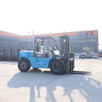 Prix d'usine, chariot élévateur diesel de 7 tonnes, 8 tonnes avec service OEM