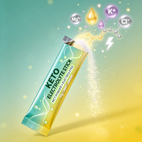 Poudre d'électrolytes Keto MCT en stick OEM ODM pour le soutien de la cétose et l'hydratation, personnalisable