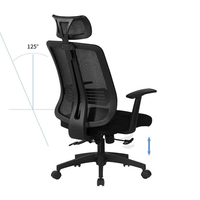 Chaise de bureau pivotante ergonomique de luxe en tissu maillé traditionnel, réglable en hauteur, pour usage commercial et exécutif, vente en gros
