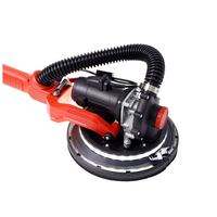 Ponceuse à cloisons sèches 900W à longue portée de 210 mm avec perche pliable et système d'aspiration des poussières intégré