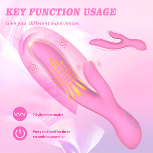 Vibrador de Conejo de Doble Cabeza de Silicona Suave Ylove, Estimulador de Punto G y Vagina para Mujeres - Product Image 6