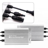 Usine MPPT onduleurs solaires sur réseau 120W-700W IP65 système PV onduleur de réseau Micro onduleur inverseur Micro centrales électriques