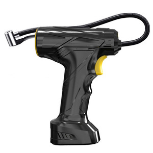 Pompe à air portable pour voiture avec affichage numérique, gonfleur de pneus 12V 80W monocylindre 25L/min, cordon de 3M - Product Image 1