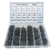 3000 pièces agrafeuse à chaud agrafes soudeuse en plastique réparation Machine de soudage à chaud pare-chocs outil de réparation de voiture M vague agrafes