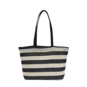 Bolsa de Mano de Nailon Plegable, Duradera y de Gran Capacidad, Estilo 2025, con Diseño de Color Combinado, Ligera - Product Image 4