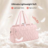 Tas Duffel Travel 31L Wanita, Tas Gym, Tas Akhir Pekan, Tas Jinjing, Tas Olahraga, Tas Selempang, Tas Travel Ringan