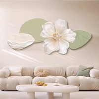 Décoration murale LED vintage avec motif papillon, en porcelaine cristalline haute résolution, pour chambre à coucher, salon et mur de fond de télévision