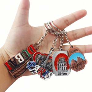 No Minimum Order Manufacturer <b>Custom</b> Shape Logo 2D 3D Letter Hard Soft Enamel <b>Key</b> Chain Zinc Alloy Metal Keyring Keychains - Product Image 5