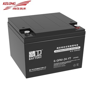 KELONG Valve Regulated Lead Acid <b>Battery</b> 12V 24Ah 6-GFM-24-YT <b>UPS</b> Power Supply - Product Image 1