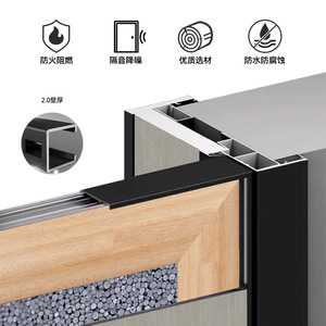 Puerta de Madera Sólida para Interior y Exterior, Moderna, para Dormitorio, Panel para Casa - Product Image 6