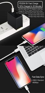 Cable <span class=keywords><strong>de</strong></span> Carga Rápida Premium <span class=keywords><strong>de</strong></span> 1 m (3.3 pies) USB C <span class=keywords><strong>Tipo</strong></span> C a Lightning <span class=keywords><strong>de</strong></span> 8 Pines PD20W <span class=keywords><strong>para</strong></span> <span class=keywords><strong>iPhone</strong></span> 7 8 X Xs XR <span class=keywords><strong>11</strong></span> 12 13 14 Pro Max - Product Image 4