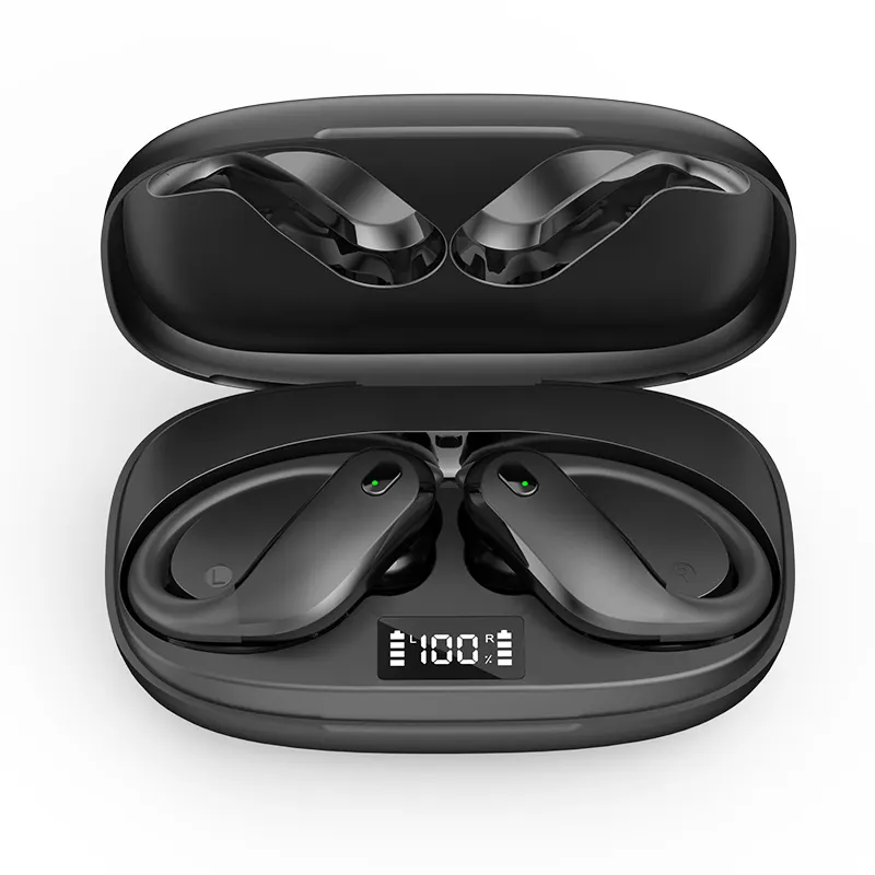 2024 Oem Nieuwe 50 Uur Speeltijd Dual 13Mm Dynamische Drivers Krachtig Geluid Ultra Open Oor Draadloze Koptelefoon Oordopjes Headset