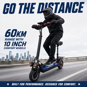 Patinete Eléctrico Plegable con Motor de 48V 800W, Batería de Litio de 15Ah y Alcance de 60km para Adultos - Product Image 1