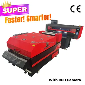 Top quality automatic t shirt i3200a1 dtf printer printing machine 24inch with shaker for clothes