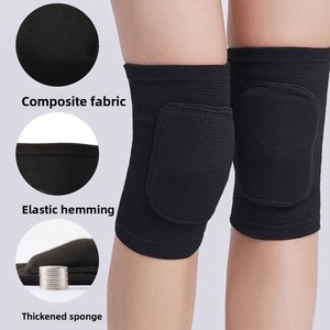 Genouillères épaisses en éponge WRELS pour hommes et femmes, protection pour le volley-ball, le roller, la danse, l'entraînement sportif - Product Image 2