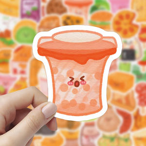สติกเกอร์ลายการ์ตูนสไตล์อาหาร 60 ชิ้น สำหรับตกแต่งสมุดโน้ต เคสมือถือ กระเป๋าเดินทาง วัสดุสติกเกอร์ ขายส่ง ผลิตในประเทศจีน - Product Image 2
