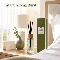 Diffuseur de parfum à la bergamote et à la figue, parfum fruité doux pour la cuisine, la salle à manger, mélange d'huiles essentielles naturelles, parfum d'ambiance pour la maison